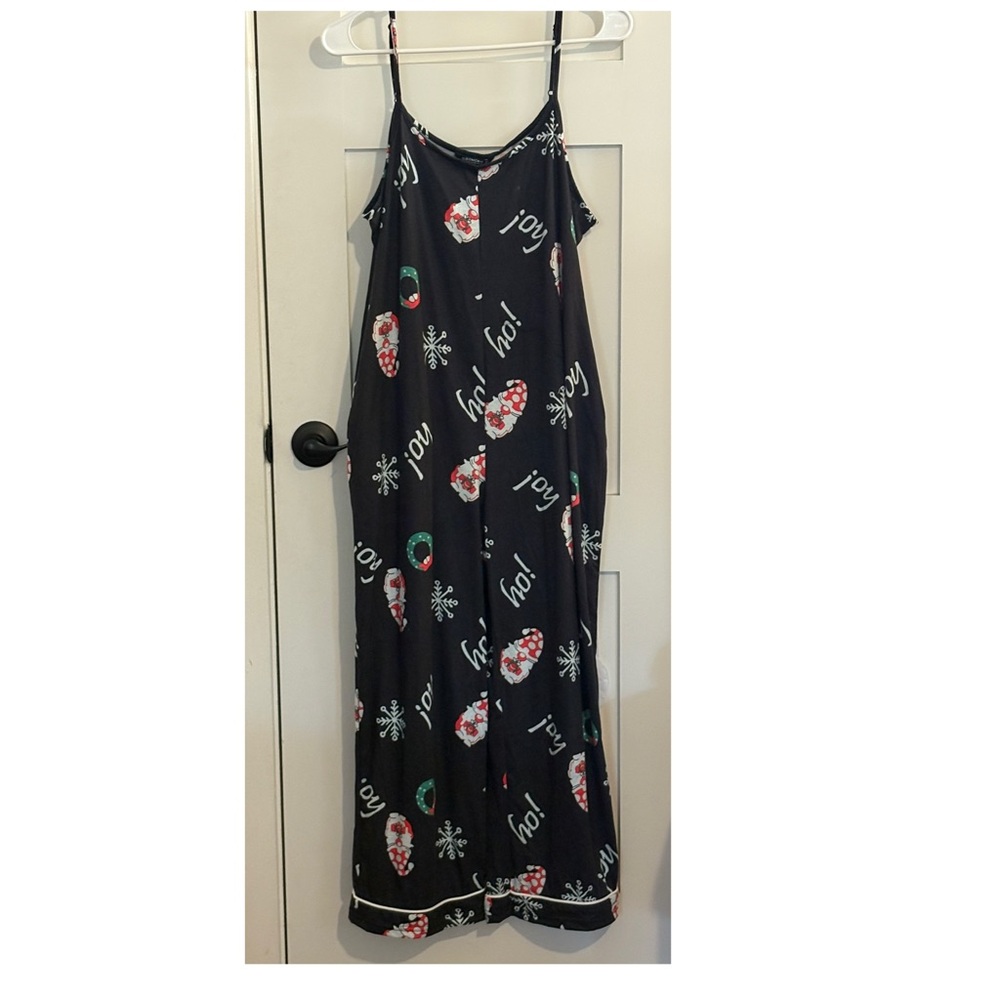 Festive Black Holiday jumpsuit